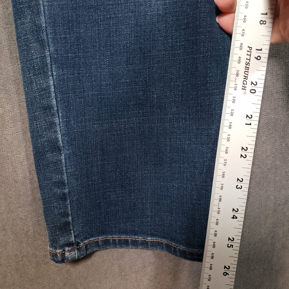 Chico's So Slimming Girlfriend Ankle Jeans Women 1.5/10 Petite Blue Medium Wash - Picture 7 of 10